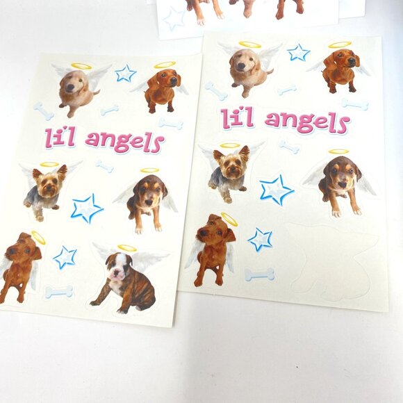 Scholastic Li'l Angels Puppy Dog Stationery Kit Magnetic Closure Box Preowned - Picture 6 of 12
